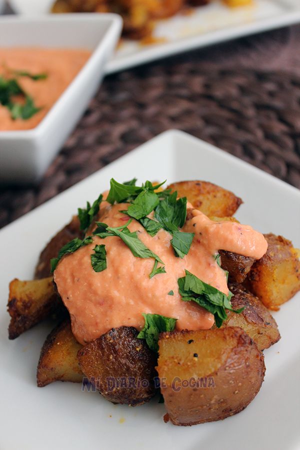Mi Diario de Cocina | Papas Bravas | http://www.midiariodecocina.com ... Mi Diario de Cocina | Papas Bravas | http://www.midiariodecocina.com ...