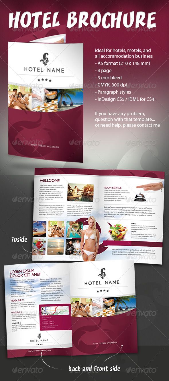 pin by best graphic design on brochure templates brochure template hotel brochure designs