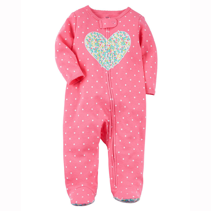 Cute Purrfect Love Heart Cat Pink Long Pyjamas