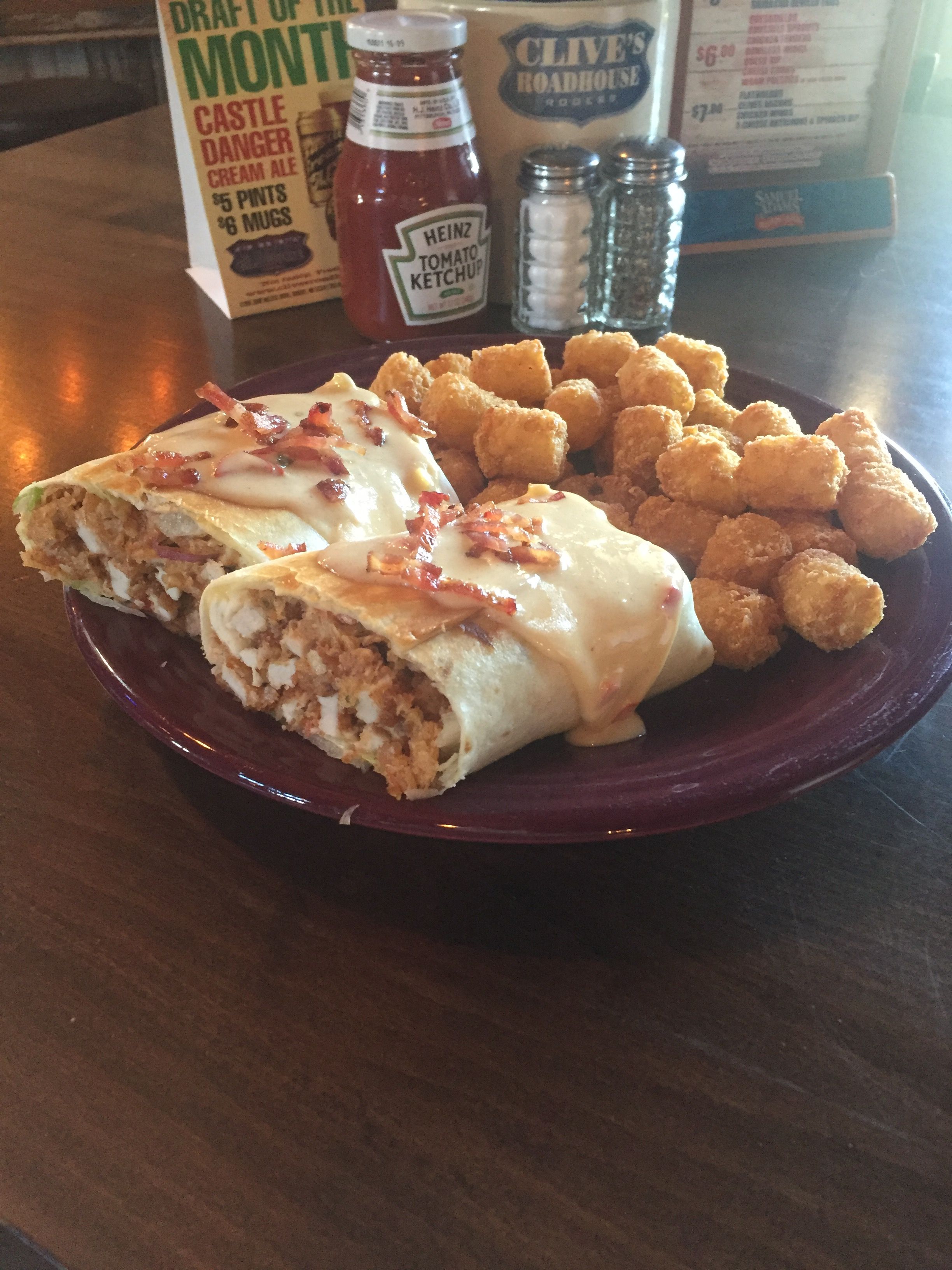 Monday S Lunch Special Crispy Pork Wrap Soup De Jour Cream Of Monday S Lunch Special Crispy Pork Wrap Soup De Jour Cream Of Broccoli Food Clivesroadhouse Foo Goodfood Dining Restaurants