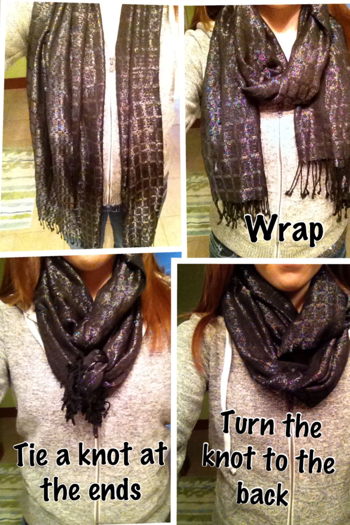 How to infinity wear scarf pinterest How to infinity wear scarf pinterest