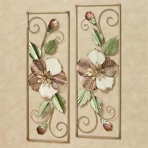 Southern Charm Fl Metal Wall Art Set Southern Charm Fl Metal Wall Art