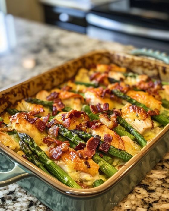 Chicken Potato Casserole With Asparagus And Bacon Chicken Potato Casserole With Asparagus And Bacon