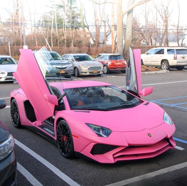 Lamborghini Aventador Super Veloce wrapper in Matte Pink Photo taken by: @nycexo... - #Aventador #Lamborghini #Matte #nycexo #Photo #Pink #Super #Veloce #wrapper Lamborghini Aventador, Lamborghini Veneno Horsepower, Lamborghini Pictures, Lamborghini Interior, Tesla Interior, Lamborghini Diablo, Luxury Sports Cars, Top Luxury Cars, Sport Cars