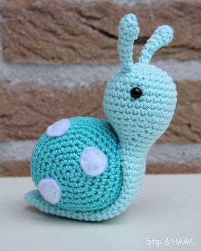 Amigurumi Salyangoz Tarifi #amigurumi