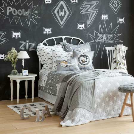 Gri Renk Cocuk Odasi Dekorasyonu Icin 8 Oneri Dekordiyon Boy Bedroom Design Boys Bedrooms Gray Boys Bedroom
