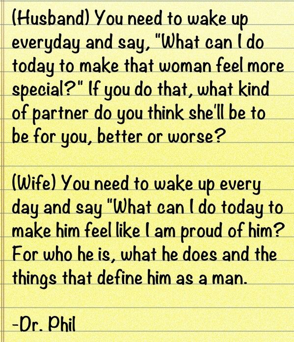 Dating advice dr phil