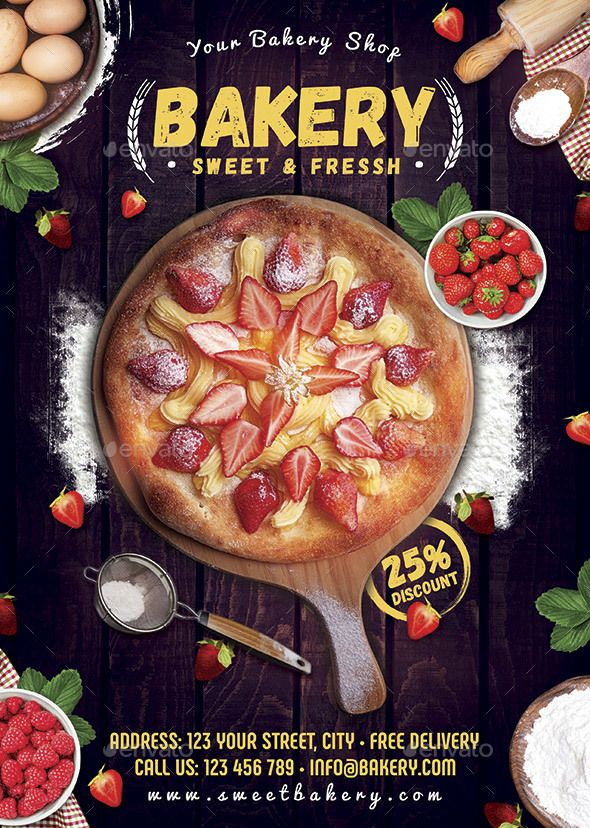 bakery flyer