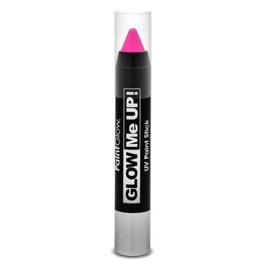 UV make-up stift neon roze. Neon roze make-up stift voor het lichaam en het gezicht. De make-up stift geeft in het daglicht een felle neonkleur en wanneer blootgesteld aan UV/blacklight wordt de verf lichtgevend. U kunt de make-up gemakkelijk en soepel aanbrengen en is ook weer makkelijk te verwijderen met water en zeep. Inhoud: 3,5 gram. Materiaal: wax. Glitter Face, Glitter Paint, Neon Painting, Face Painting, Neon Face Paint, Neon Hair, Body Gel, Black Nail Polish, Alternative Makeup