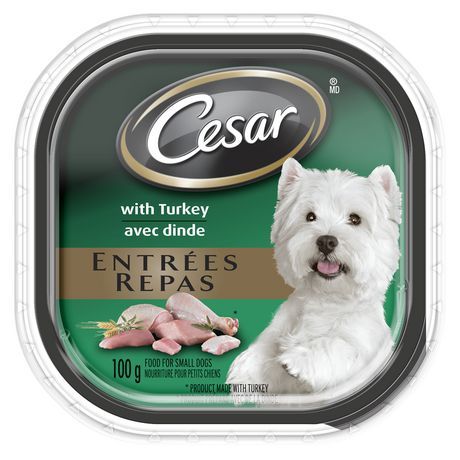 Cesar Entr Es With Turkey 100g 100g Wet Dog Food Lamb Pork