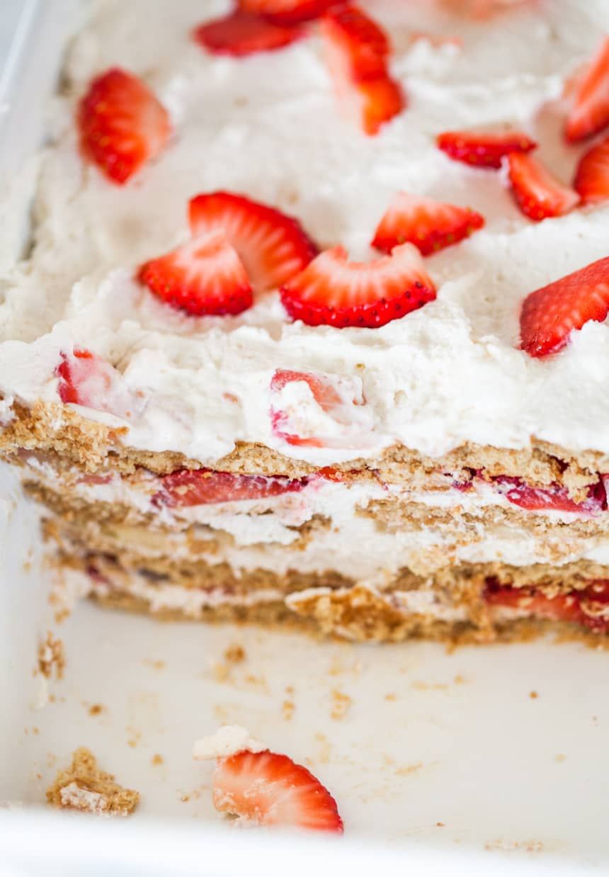 Icebox Cake Is The Easiest Most Impressive Summer Cake Recipe Icebox Cake Icebox Cake Recipes Potluck Desserts pinterest