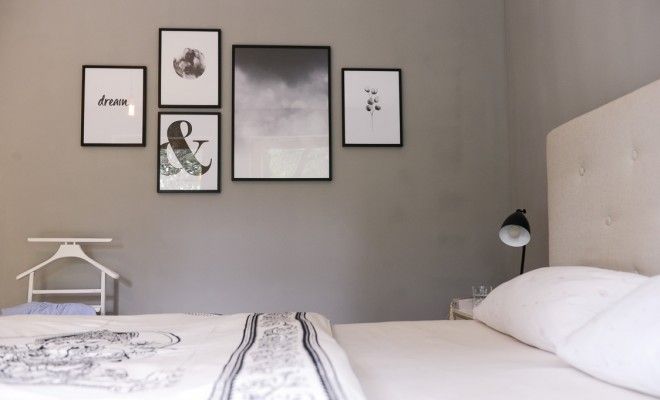 Schlafzimmer Einrichtung in grau