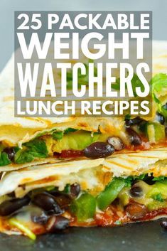 Looking for easy make ahead Weight Watchers lunch recipes you can meal prep to make your weight loss plans easy and delicious? Perfect for work or when you're on the go, we’ve rounded up 25 fabulous recipes that include the total points (or SmartPoints, where applicable) per serving, and we've included so many different options, like bowls and boxes, sandwiches, salads, and soups, chicken, tuna, beef, and vegetarian selections! #weightwatchers #weightloss #healthyrecipes #weightlossrecipes Weight Loss Meals, Weight Watchers Lunches, Plats Weight Watchers, Weight Watchers Meal Plans, Weight Watchers Diet, Weight Watchers Vegetarian, Vegetarian Meal, Ww Recipes, Lunch Recipes