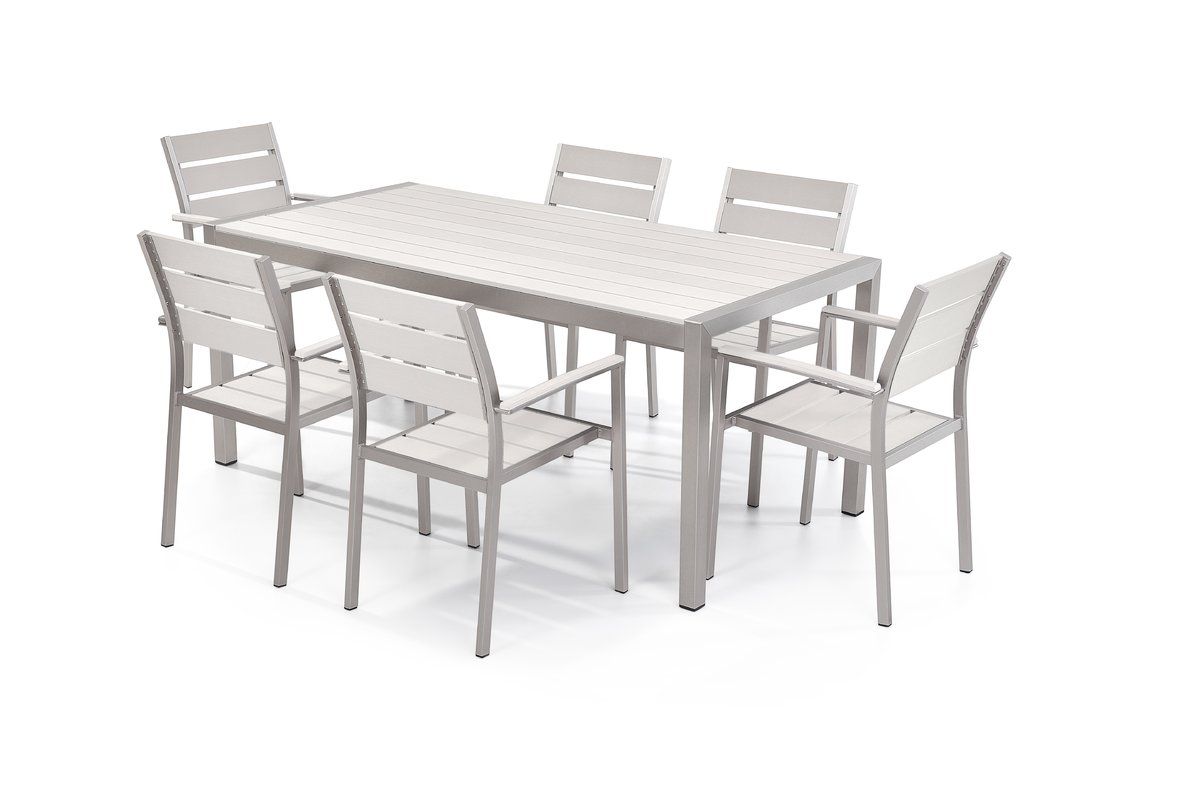 Mod Furniture Harper Aluminum 5 Piece Outdoor Dining Set Patio