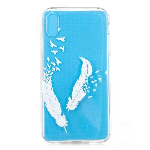 iphone xr coque fleur blanche