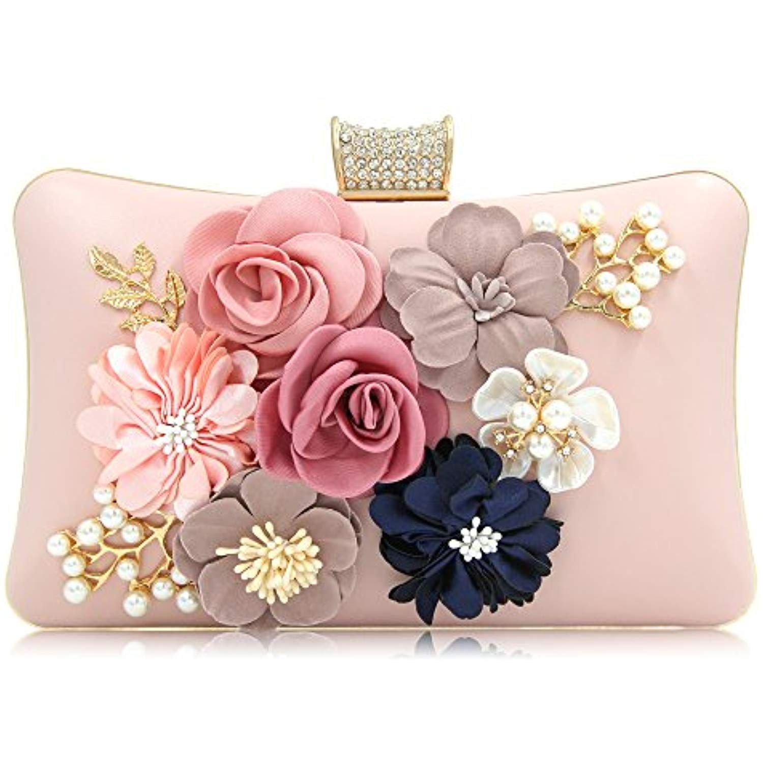 Details about Women's Flower Clutches Evening Bags Handbags Wedding Purse Details about Women's Flower Clutches Evening Bags Handbags Wedding Purse