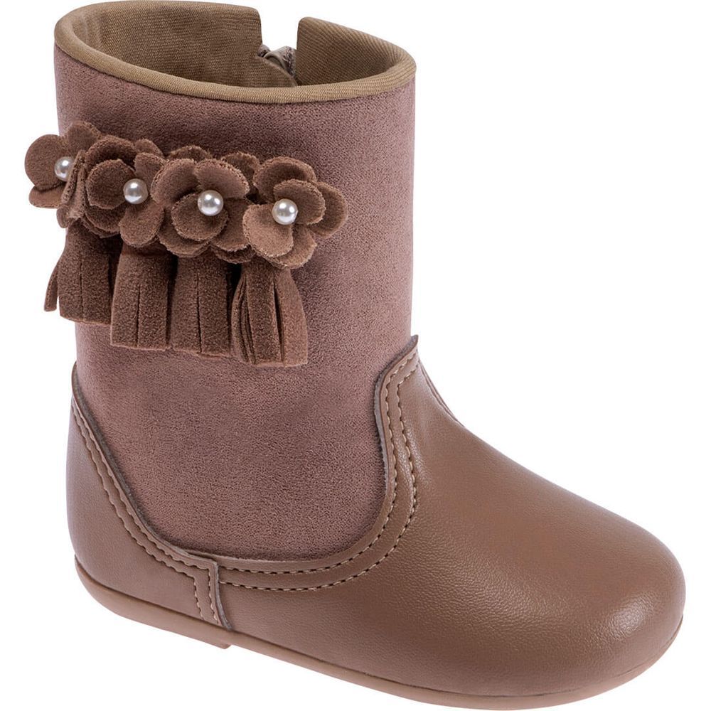 Bota infantil Pimpolho cano alto flores | Loja Pimpolho - lojinhapimpolho | Botas de niña, Zapatos para niñas, Calzado niños
