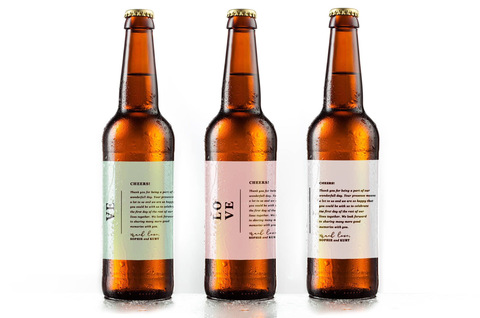 wedding bottle labels wedding