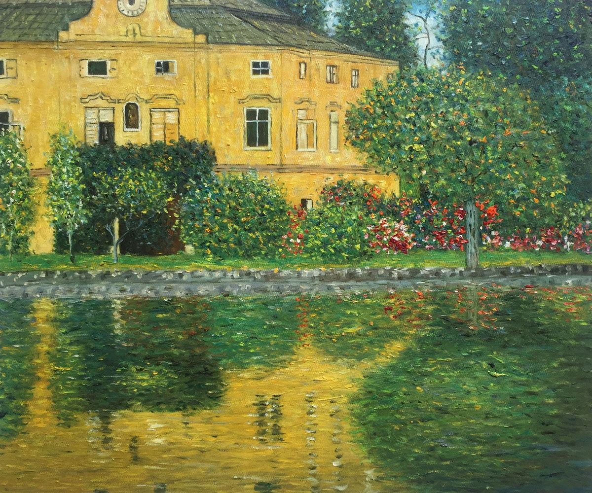 Schloss Kammer On Attersee Horizontal Reproduction At Overstockart Com In 2021 Gustav Klimt Klimt Klimt Paintings