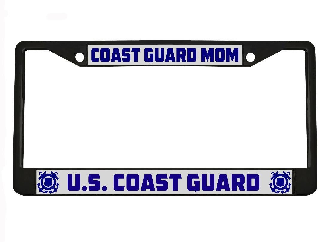 Butler Online Stores US Coast Guard Mom License Plate Frame Bundle with Coast Guard Mom Decal Butler Online Stores US Coast Guard Mom License Plate Frame Bundle with Coast Guard Mom Decal