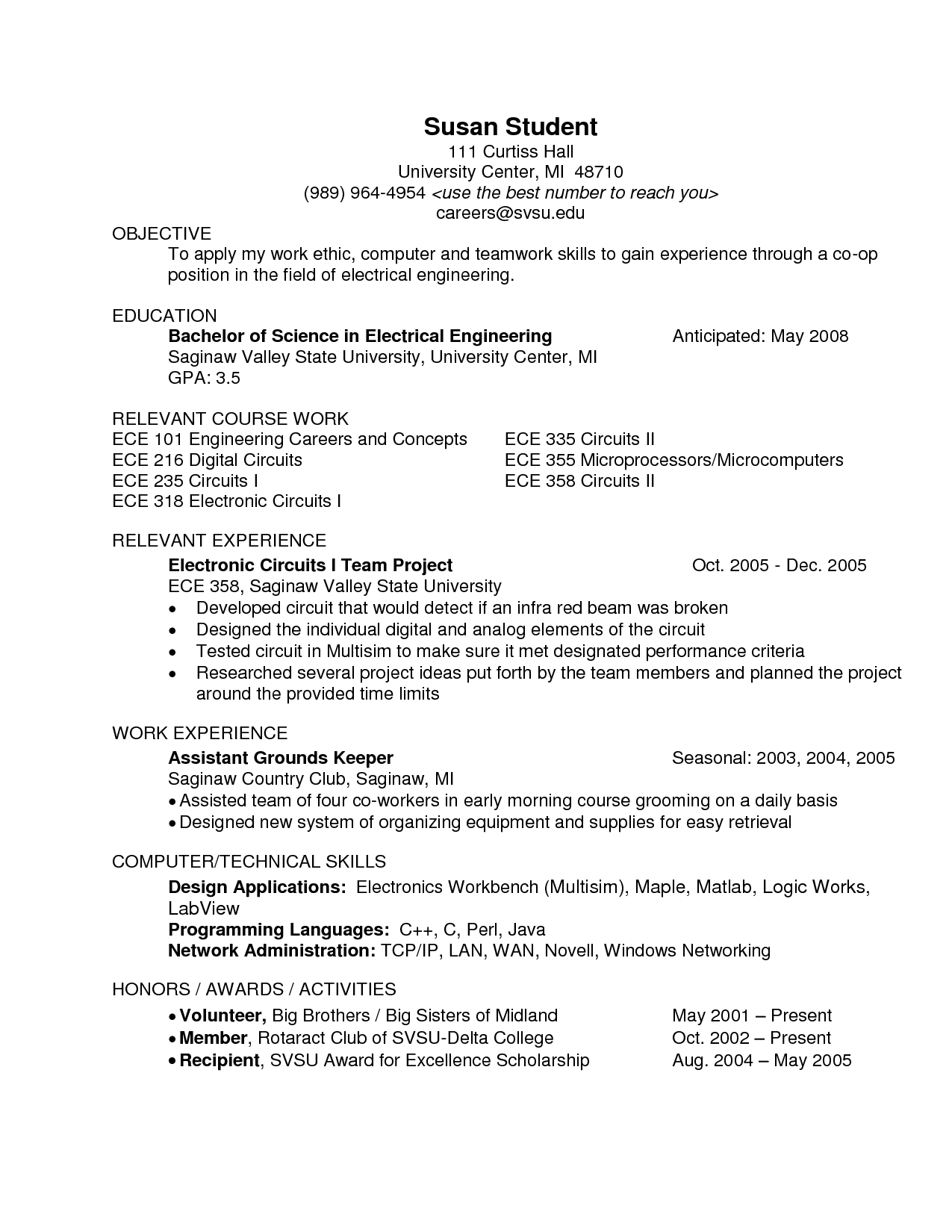 b e ece resume format resume format and template