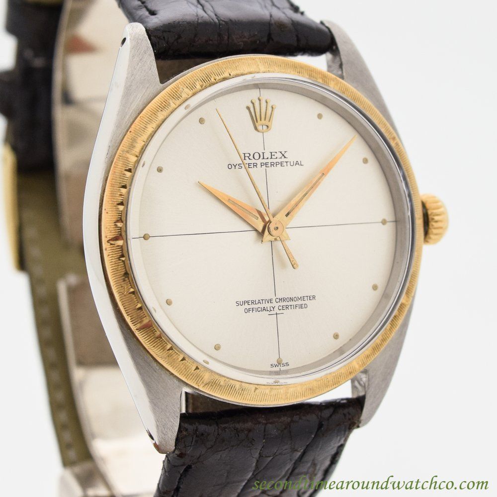 1962 Vintage Rolex Zephyr Ref. 1008 Stainless Steel Watch