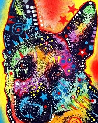 German Shepherd By Dean Russo Art I Dig Pinterest Dog German Shepherd By Dean Russo