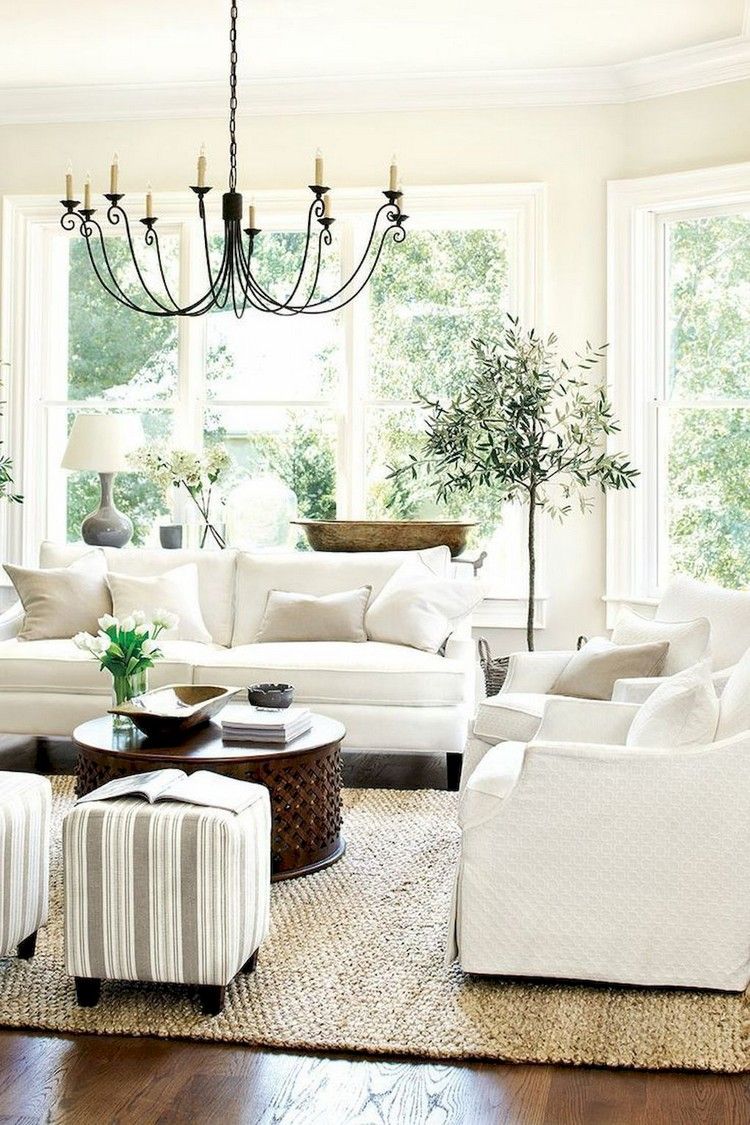 80 Creative Farmhouse Living Room Decor Ideas Livingroomdecor Homedecorideas