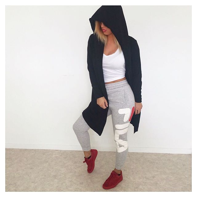 FILA STYLE • #jogging #fila #look #outfit #puma #quatro #pants #hm