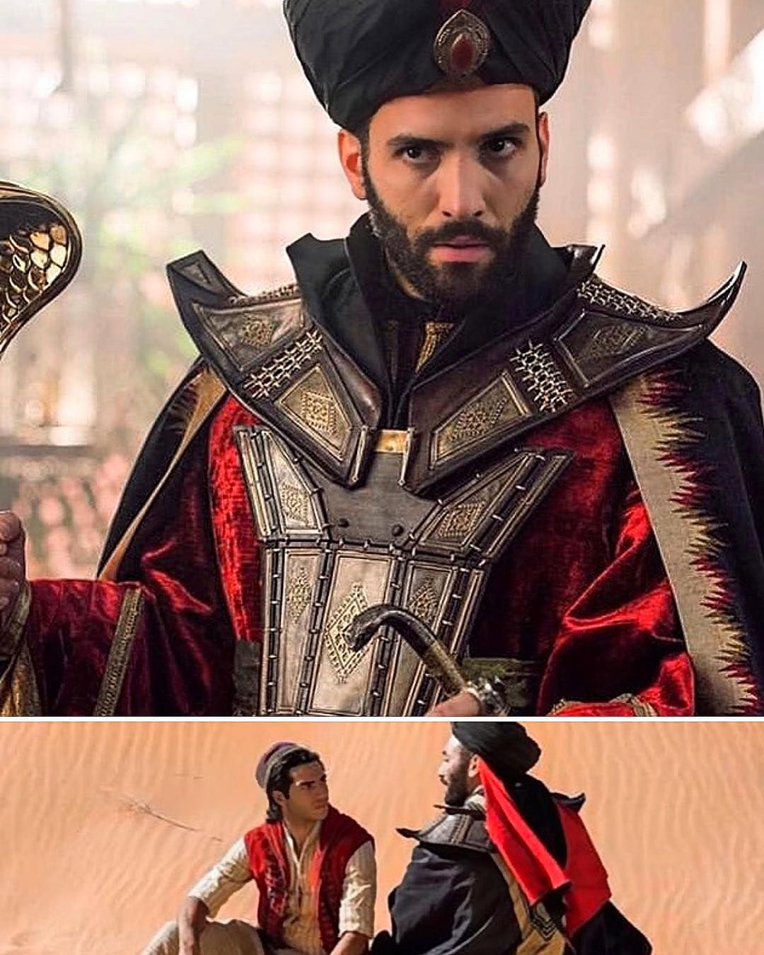 Special first look at Jafar for the live action of @disneyaladdin ☝️