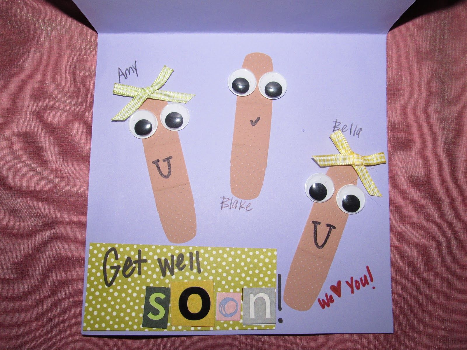 Marvelous Get Well Soon Card Ideas For Children To Make Part - 3: Get Well Handmade Cards | GET WELL SOON SIS!!! (Handmade Cards)