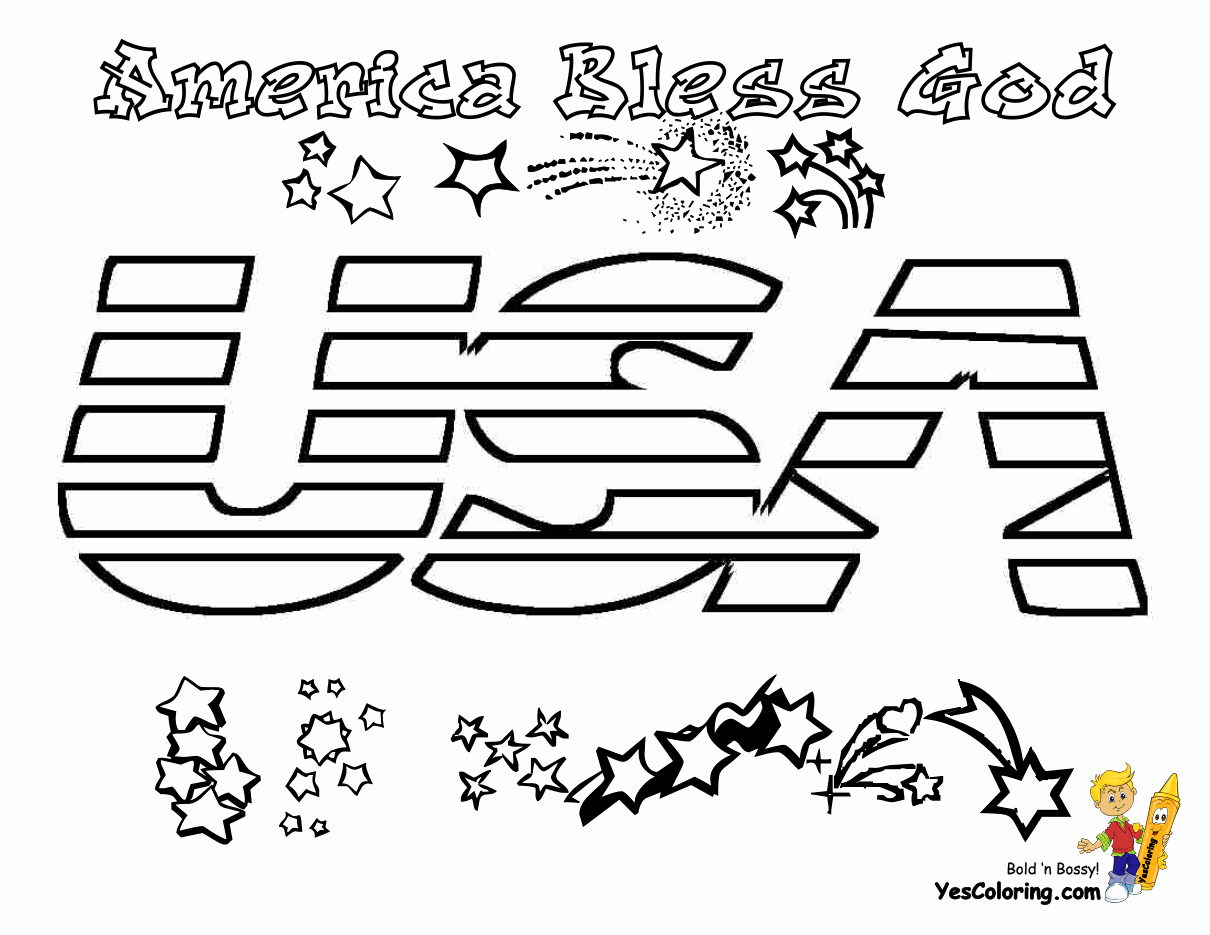 god bless the usa coloring pages coloring pages for kids coloringpages com