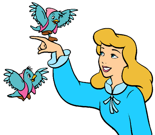 cinderella and her blue