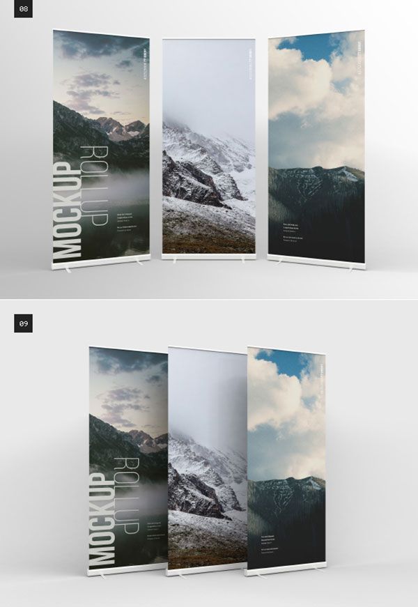 Download 28 Epic Free Premium Mockup PSD Files & Design Templates for 2015 | Pull up banner design ...