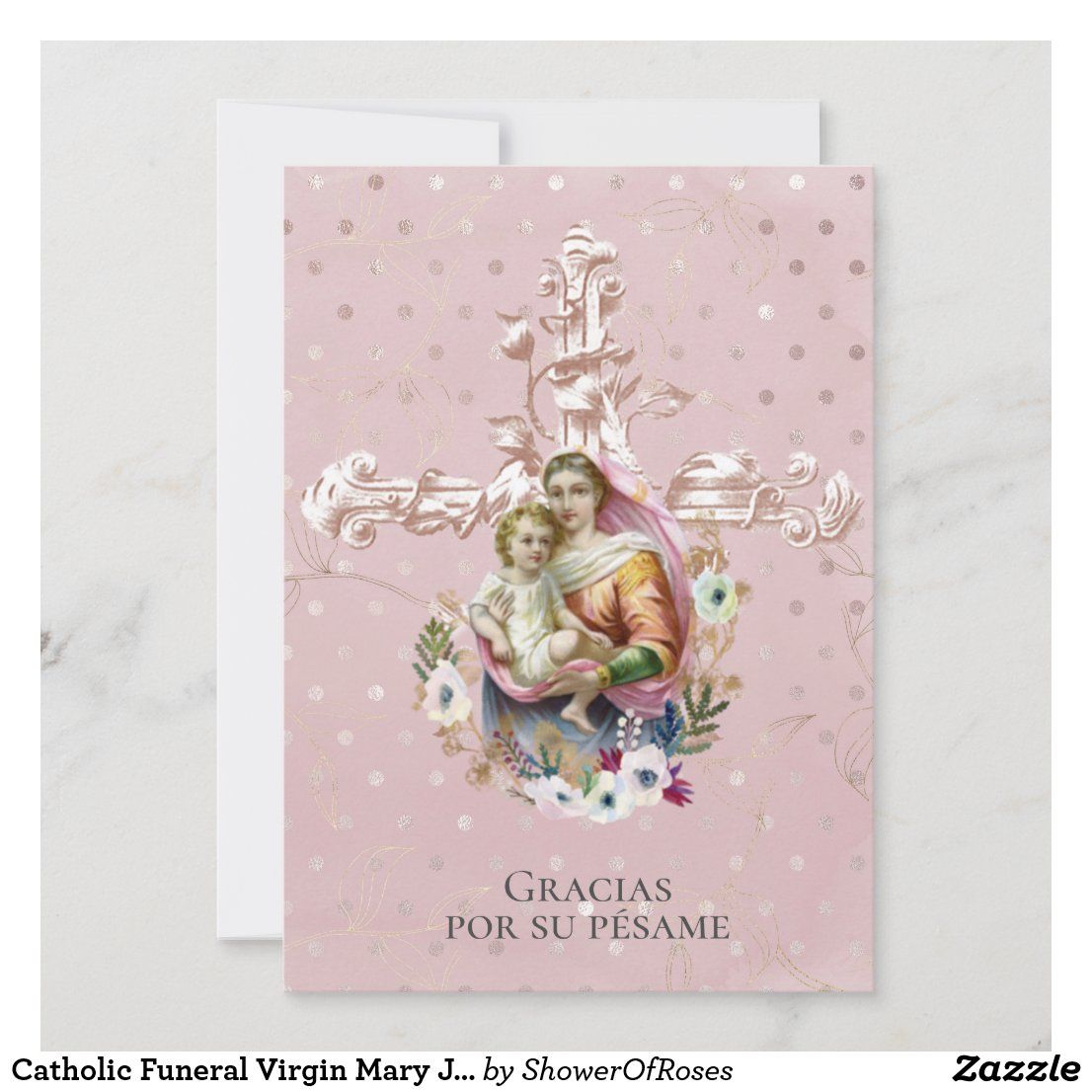 funeral memorial cards in spanish