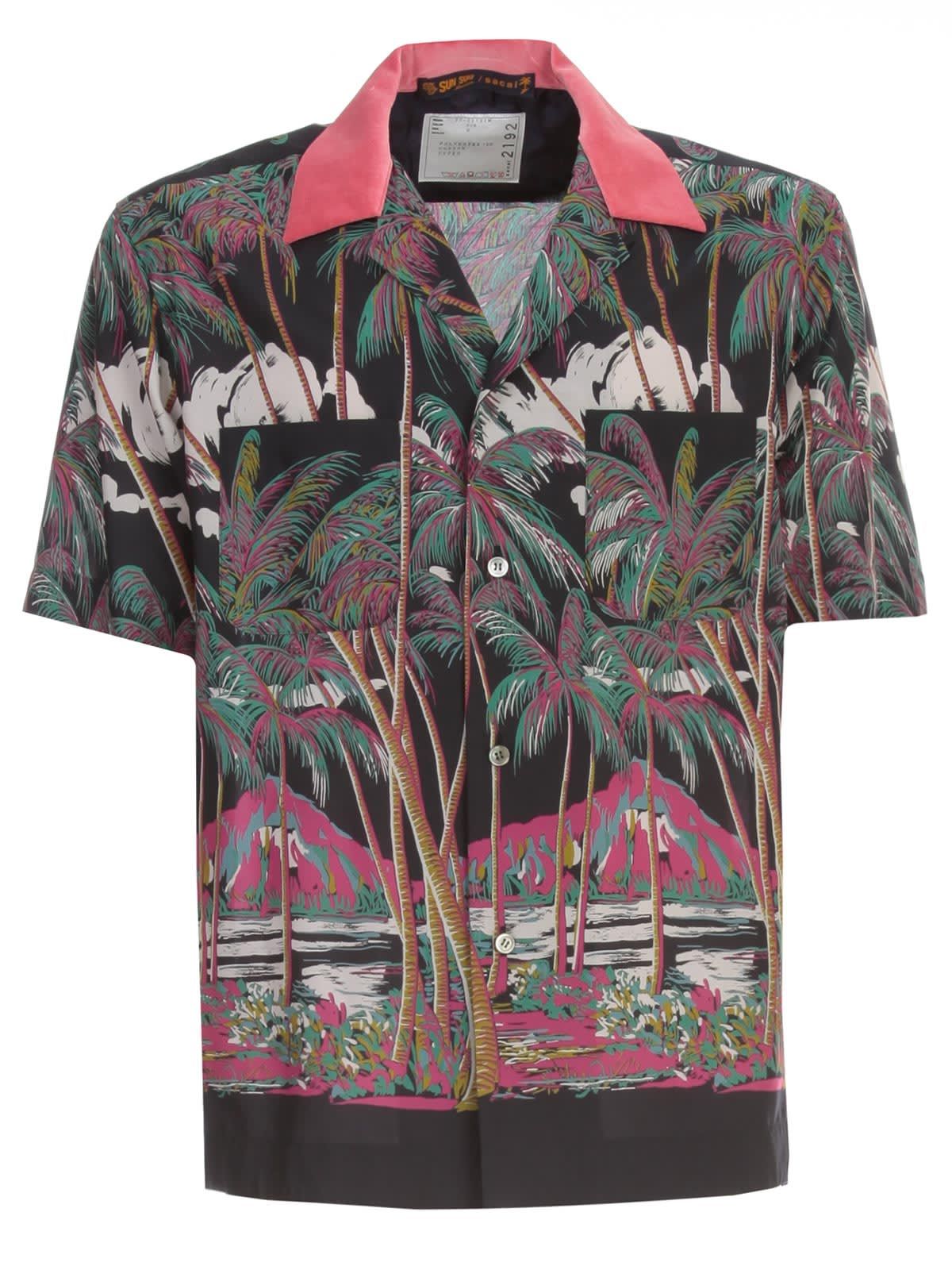 Best Price On The Market At Italist Sacai Sacai Sun Surf Diamond Head Shirt S S Shirts Tailored Shirts Rock Star Outfit