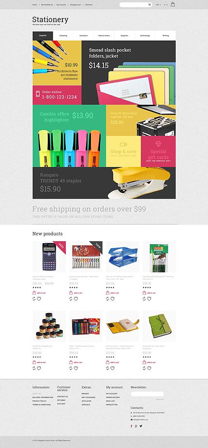 Stationery Online Opencart Webtemplate Themes Business Stationery Online Opencart Webtemplate Themes Business Responsive Template