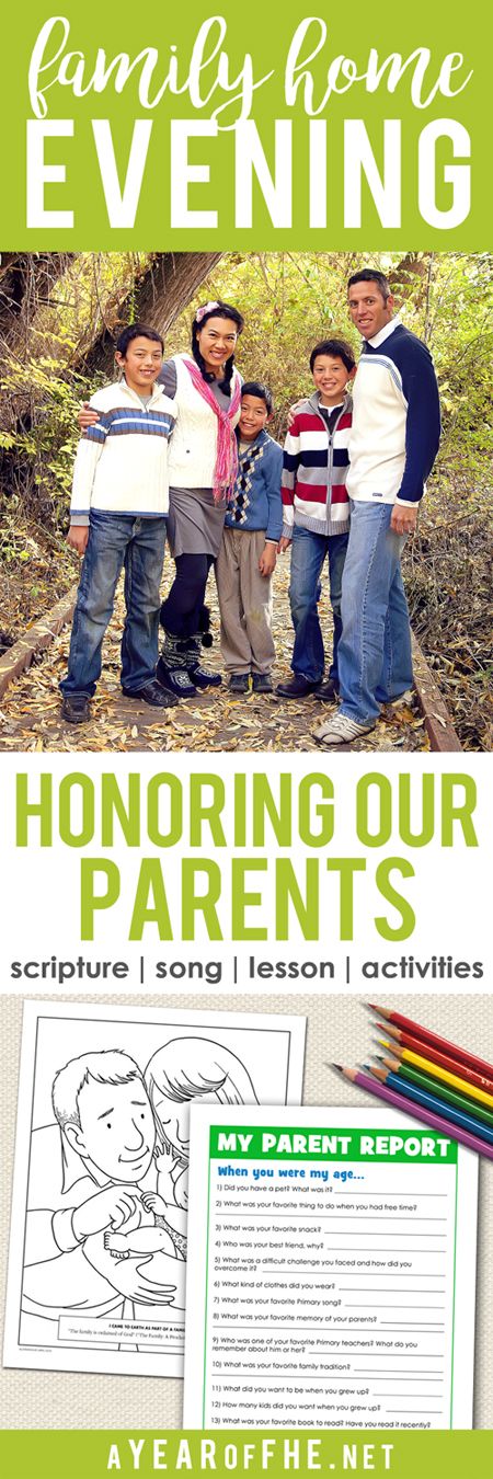 year 01 lesson 38 honoring your parents ayearoffhe family home