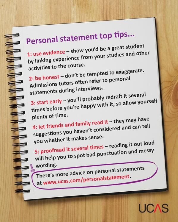 University personal statements writing assistance