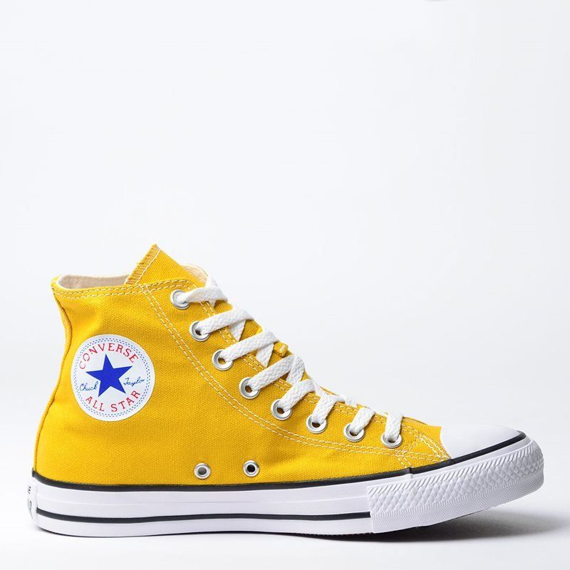 Compre Converse All Star : Tênis Converse Chuck Taylor All Star Seasonal Hi Amarelo CT04190014 … | Converse all star, Converse chuck taylor, Tenis all star feminino