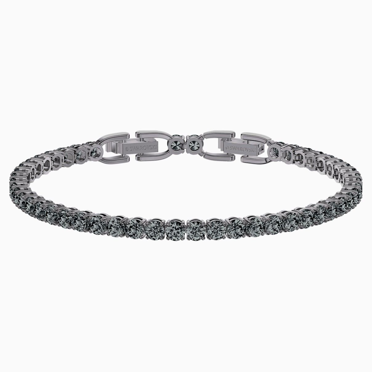 Tennis Deluxe Armband, grau, Rutheniert von SWAROVSKI | Swarovski ... Tennis Deluxe Armband, grau, Rutheniert von SWAROVSKI | Swarovski ...