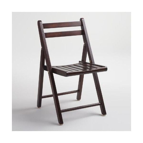 cost plus world market espresso wood folding chairs set of 4 100