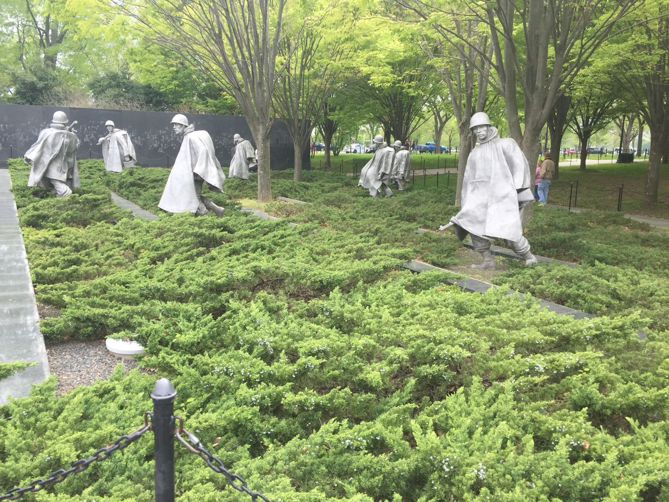 The Korean Memorial There Are 19 Statues But The Wall Reflects 38 The Korean Memorial There Are 19 Statues But The Wall Reflects 38