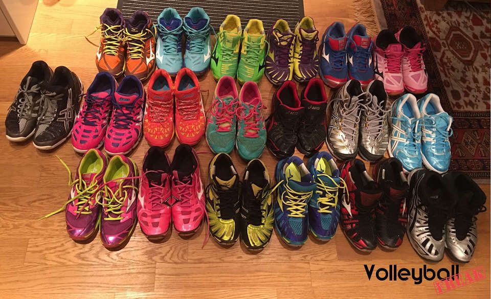 Verrückt nach Volleyballschuhe. 19 verschieden Asics und Mizuno ... Verrückt nach Volleyballschuhe. 19 verschieden Asics und Mizuno ...