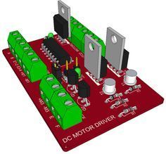 DC Motor Driver using L293D