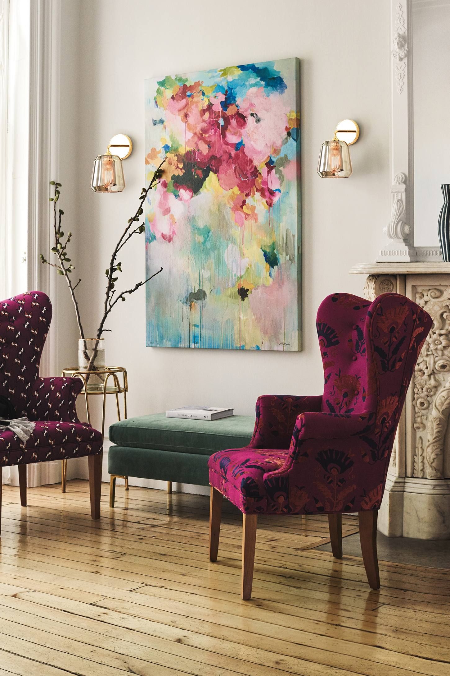 Salmar Sconce | Anthropologie Bohemian Style Decor, Bohemian Living Room, Boho Bohemian, Jewel Tone Living Room, Bohemian Homes, Boho Beach, Bohemian Clothes, Deco Salon Design, Living Room Furniture