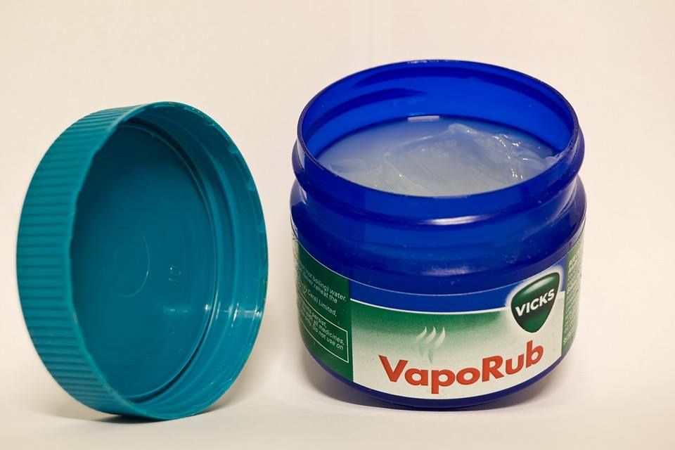 tickling cough? put vicks on the soles of your feet and sleep