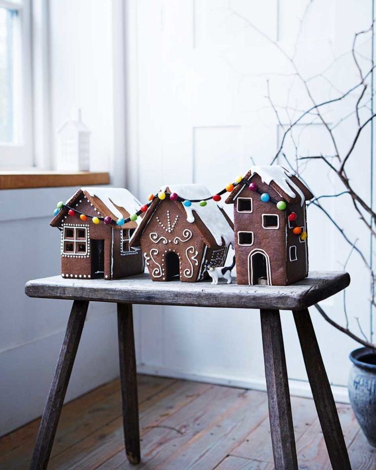 Gingerbread house templates #gingerbreadhousetemplate Gingerbread house templates | delicious. magazine #gingerbreadhousetemplate