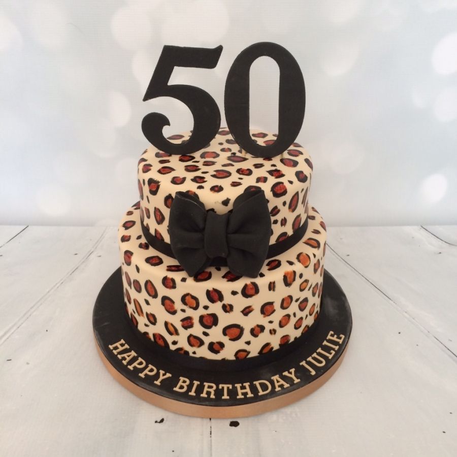 2 tier leopard print