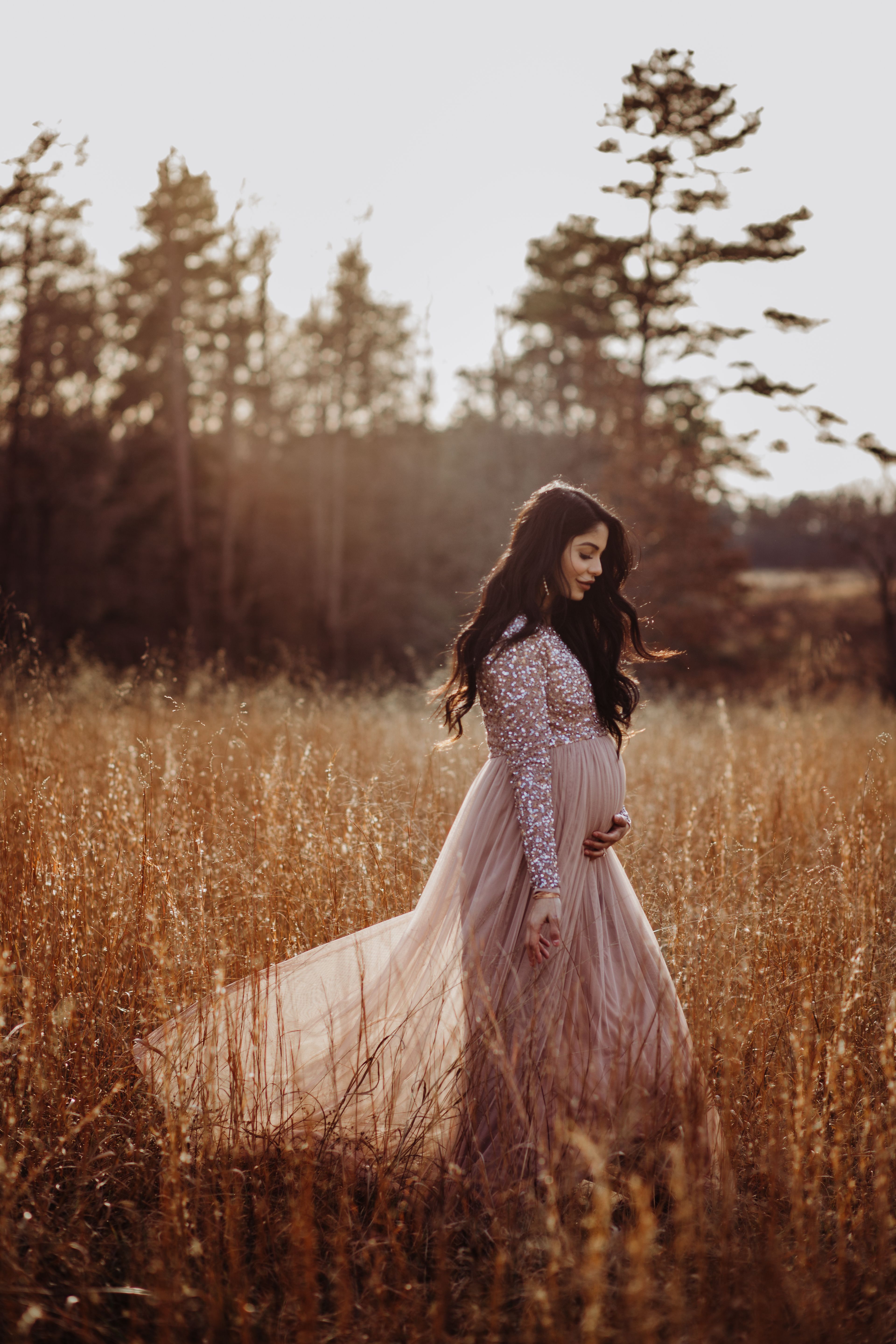 maternity-portraits-goldenhour-maternity-dress-glam-moody-maternity-virginia-richmond-fredericksburg-asos-tessaannephotography Maternity Photography Poses, Maternity Poses, Elopement Photography, Maternity Portraits, Family Photography, Asos Maternity Dresses, Fall Maternity, Unique Maternity Photos, Maternity Pictures